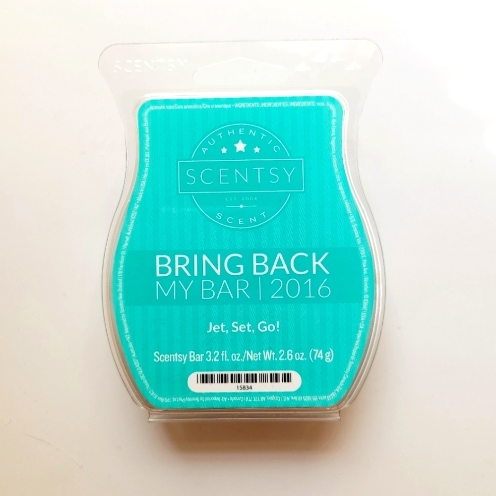*4 for $30* Scentsy Bar - Wax Melt - Jet Set Go - Bring Back My Bar